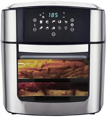 Productafbeelding van Airfryer met 10 Voorgeprogrammeerde Instellingen - 16 Liter - Zwart/RVS
