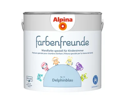 Produktbild von Alpina Farbenfreunde Nr. 11 delphinblau 2,5 L matt