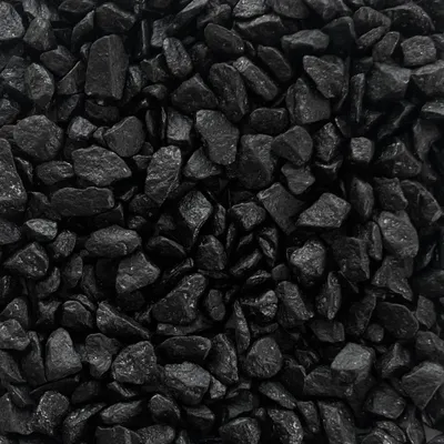 Produktbild von Dekosteine Farbsteine 9-13mm - 1kg Bunte Steine SCHWARZ
