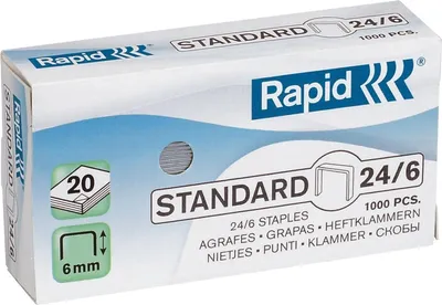 Obrázek produktu pro Rapid jehly do sešívačů 24/6 1000ks