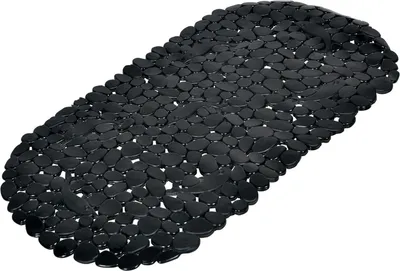 Produktbild von Badewannenmatte Duschmatte 36x69 cm schwarz Badewanneneinlage Kinder Antirutsch