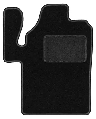 Immagine prodotto di Tappetino guidatore in moquette per Mercedes Vito II W639 2003-2014 (commerciale) – 1 pezzo, nero, su misura – Wielganizator LUX