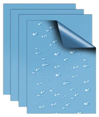 Donsjack-Reparaturset, selbstklebende Nylon-Flicken, wasserdicht, himmelblau