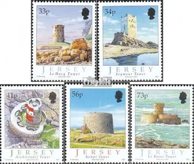Produktbild von Briefmarken GB - Jersey 2005 Mi 1195-1199 (kompl.Ausg.) postfrisch Wehrtürme auf Jersey