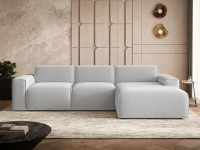 Produktbild von GrainGold Ecksofa L-Form Rechts Lavia - Moderne Ecksofa, Wohnzimmer Ecksofa - Eckcouch Grau (Quelle 83)