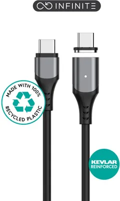 Zdjęcie produktu dla eSTUFF ES604265-BULK, 2 m, USB C, USB C, USB 2.0, Czarny