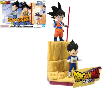 Produktbild von Bandai - DRAGON BALL DAIMA - Son Goku (Mini) & Vegeta (Mini)
