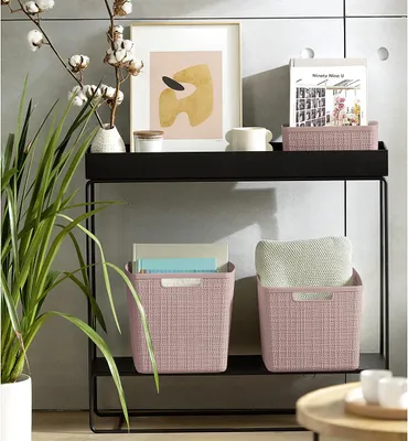Produktbild von Curver Jute-Aufbewahrungskorb m 12l Rose Dawn | 2 Stk