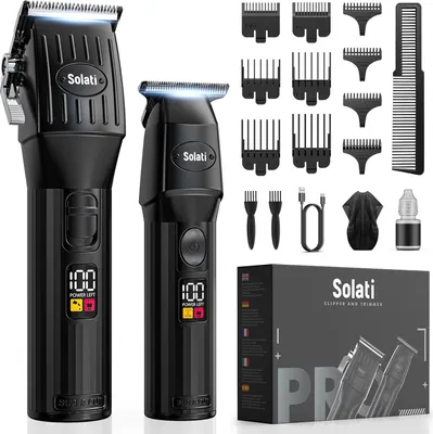 Produktbild von SOLATI Haarschneidemaschine, Profi Set Bartschneider & Haartrimmer,T-Blade-Rasierer