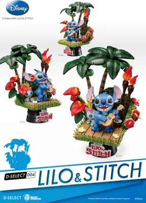 Produktbild von Beast Kingdom Toys - Disney D-Stage PVC Diorama Stitch 14 cm