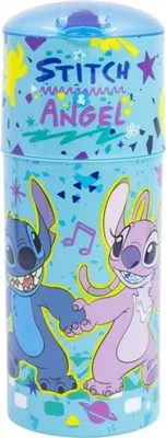 Zdjęcie produktu dla Bidon Stitch Z Ustnikiem Dla Dzieci Butelka Na Wodę Napoje Ecozen 350Ml