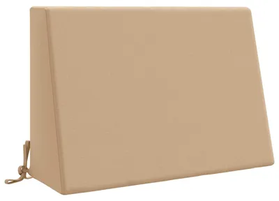 Image de Coussin lombaire SOEST, 100 % polyester, couleur sable, dimensions : 60 x 20 x 40 cm