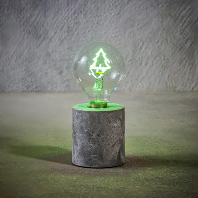 Produktbild von Luca Lighting LED-Dekoleuchte Tanne batteriebetrieben 18 cm grün