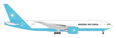 Produktbild von Herpa 538305 - 1/500 Maersk Air Cargo Boeing 777F – OY-MAC “Maersk Swan” Neu