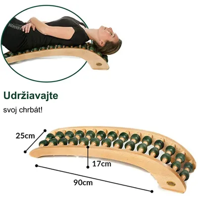 Obrázok produktu pre Giant Rolastretcher proti bolesti chrbta Nosidlá na chrbát Nosidlá na chrbát Trenažér na korekciu držania tela