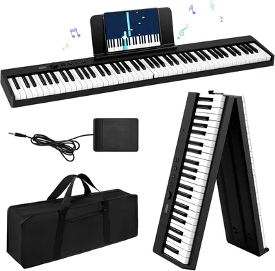 Immagine prodotto di Tastiera per pianoforte con 88 tasti - Pianoforte digitale - Tastiera - Pianoforte elettrico - Pianoforte pieghevole