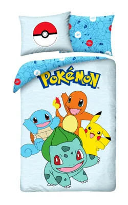 Obrázek produktu pro Pokémon ložní prádlo Ver. 6 140 x 200 cm / 70 x 90 cm