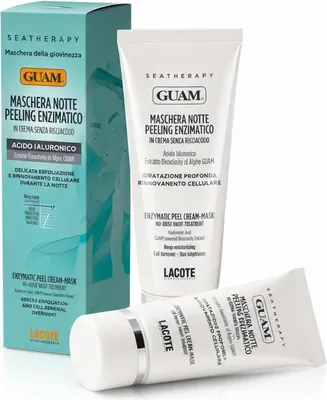 Immagine prodotto di GUAM Seatherapy Maschera viso peeling enzimatico per la notte con acido ialuronico 75 ml (1150)