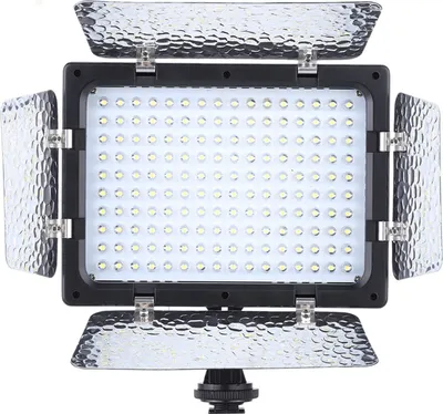 Produktbild von Andoer W160 Video Fotografie Licht Lampe Panel 6000K 160 LEDs fuer DSLR-Kamera DV Camcorder