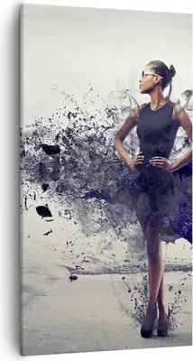 Produktbild von Bild auf Leinwand - Leinwandbild - Afrika modell schönheit komposition - 55x100cm - Wand Bild - Wanddeko - Leinwanddruck - Bilder - Kunstdruck - Leinwand bilder - Wandkunst - PA55x100-2623