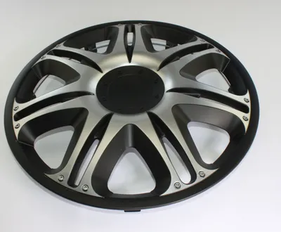 Produktbild von SET Radkappen Radzierblenden 4er Satz 14 NASCAR SILVER-BLACK