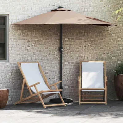 Imagen del producto de Maison Exclusive: Parasol para jardín, 294 x 150 x 223 cm, fabricado en poliéster y acero