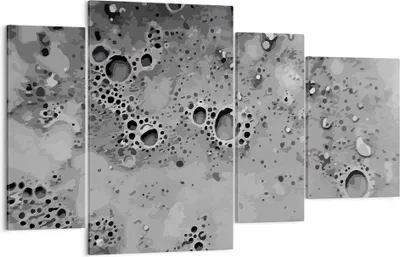 Produktbild von Bild auf Leinwand - Leinwandbild - Abstraktion modern - 120x70cm - Wand Bild - Wanddeko - Leinwanddruck - Bilder - Kunstdruck - Wanddekoration - Leinwand bilder - Wandkunst - DL120x70-4078