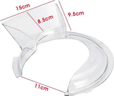 Productafbeelding van Beschermplaat voor blender, transparante plastic afdekking voor mengkom, geschikt voor keukenaccessoires