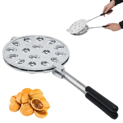 Produktbild von Metall Nussbäcker Nussformen Nussmaker Nuss Waffeleisen Backform Keksform