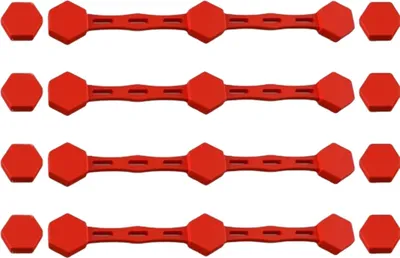 Produktbild von Silikonschnalle für die Heißluftfritteuse, für Pergamentpapier, feste Verriegelung, hitzebeständige Einlagen-Clips, magnetischer Halter für die Heißluftfritteuse, verhindert Anbrennen, Küchen-Backwerkzeug