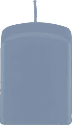 Produktbild von Quader, Quadratische Kerzen Blau/Grau 100 x Ø 70/70 mm, 8 Stück