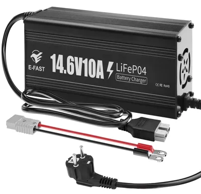 Productafbeelding van Batterijlader LiFePO4 14,6 V 10 A - Snel Opladen voor 12V Lithium Batterij