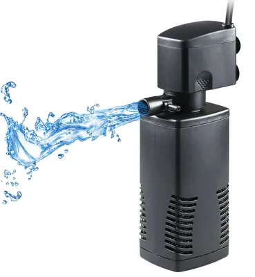 Obrázek produktu pro Akvarijní filtr-pumpa, 600 litrů za hodinu, vhodná pro akvária o objemu 55-150 litrů, biofiltr, vnitřní filtr pro akvária s sladkovodními rybami