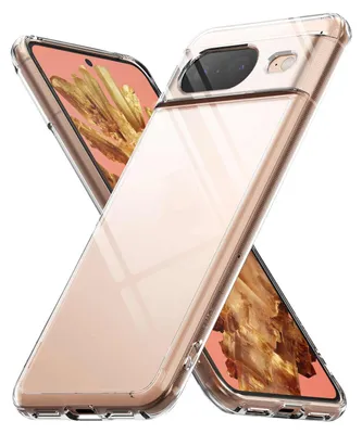Produktbild von Für Google Pixel 8 Silikon Schutz Transparent Handy Tasche Etuis Cover Kappe Hülle