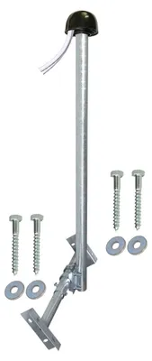 Produktbild von PremiumX BASIC X120-48F SAT Dachsparrenhalter 120cm Mast 48mm Mastkappe Holzschrauben