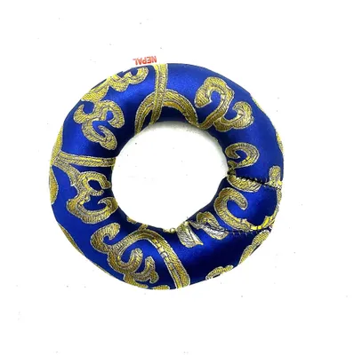Imagen del producto de Cojín de aro de 10 cm (para cuenco tibetano de 12-14 cm) - Azul