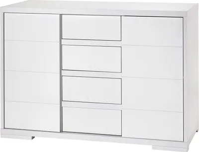 Produktbild von Schardt Wickelkommode Maxx White - Maße: 126 cm x 100 cm x 70 cm - Farbe: Weiß, 05 863 52 02