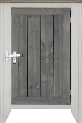 Produktbild von Gartenschrank/Outdoorküche Konsta Typ 561 inkl. 1 Tür 60 x 60 x 88 cm hellgrau-creme
