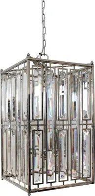 Produktbild von Kaheku Hängelampe Linn Kristall klar 34x34x57h 986000399