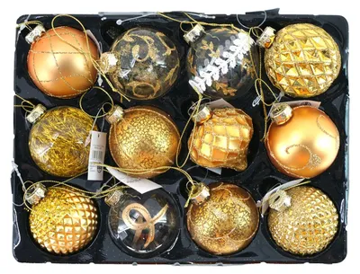 Image de Décoration de Noël Boules d'arbre de Noël Décoration d'arbre de Noël Pointe de sapin de Noël Suspension, Variante:2 = 6 cm