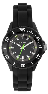 Produktbild von s.Oliver Uhr Kinder-Armbanduhr Silikon Kids Jungen Silikon SO-3636-PQ