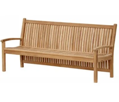 Produktbild von Teako Design Gartenbank Pescara Teakholz Massiv Wetterfest 180 cm