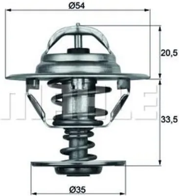 Produktbild von Behr Thermot-Tronik Thermostat, Kühlmittel  Tx 8 88D