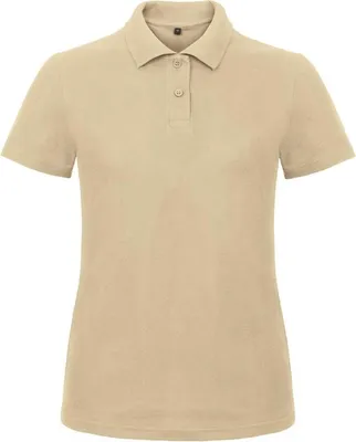 Produktbild von Damen-Poloshirt, Kurzarm - B&C ID.001/W - sand - Größe M