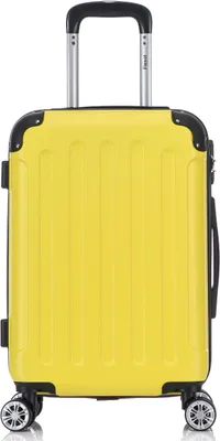 Produktbild von Flexot® F-2045 | 20 Zoll Koffer, Größe M, Handgepäck, Reisekoffer, Trolley mit Teleskopgriff, Hartschalenkoffer, robust, 360° Rollen, Zahlenschloss