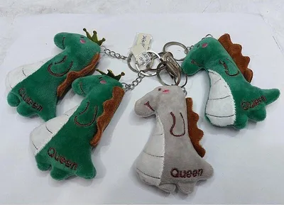 Obrázek produktu pro Plyšový drak na klíče 9,5 cm (12 ks)