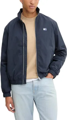 Obrázek produktu pro Tommy Hilfiger pánská podzimní bunda modrá se zipem : Velikost - M Velikost: M