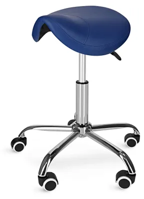 Produktbild von 4FIZJO ERGO Drehbarer Massagehocker, Sattelsitz, höhenverstellbar, Kunstleder