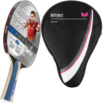 Produktbild von Butterfly 1x Timo Boll Silber 85016 Tischtennisschläger + Tischtennishülle Drive Case