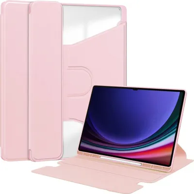 Produktbild von Samsung Galaxy Tab S10 Ultra Hülle - Coverup 360° Rotating Folio Klapphülle mit Schlaf/Wach-Funktion - Rosa